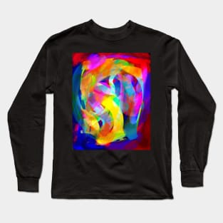 Psychedelic abstract Long Sleeve T-Shirt